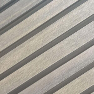 Revestimiento Pared Exterior Composite WPC - Gris | Marca MibaWood