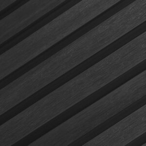 Revestimiento Pared Exterior Composite WPC - Negro | Marca MibaWood