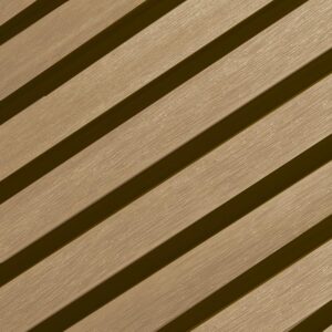Revestimiento Pared Exterior Composite WPC - Oak | Marca MibaWood