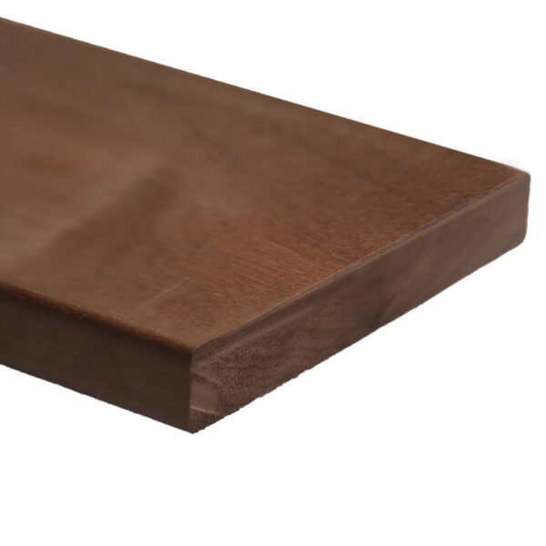 Tarima Exterior Madera Tropical Massaranduba – Familia Sapotaceae | Marca MibaWood | Detalle Listón Cara Lisa